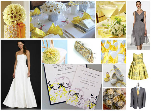 Yellow and Gray Weddings Author Carol Tagged Under grey yellow