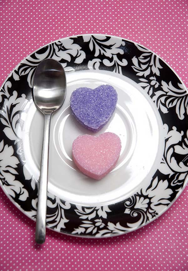 Primadonnabride - Heart shaped sugar cubes