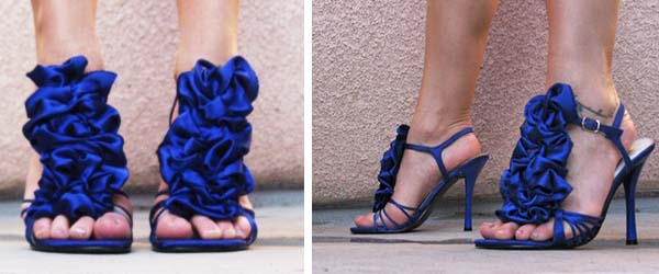 ruffles for wedding shoes  - Primadonnabride.co.za