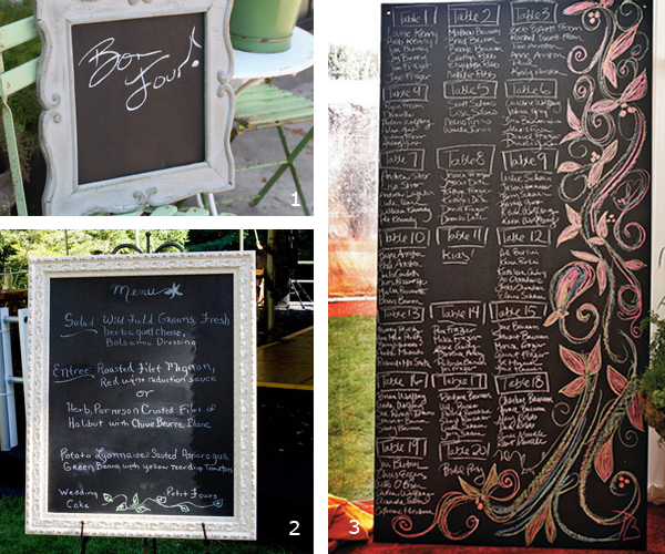 Blackboard Decor Ideas   -  Primadonnabride