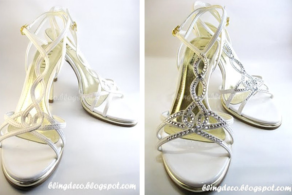 bling wedding shoes