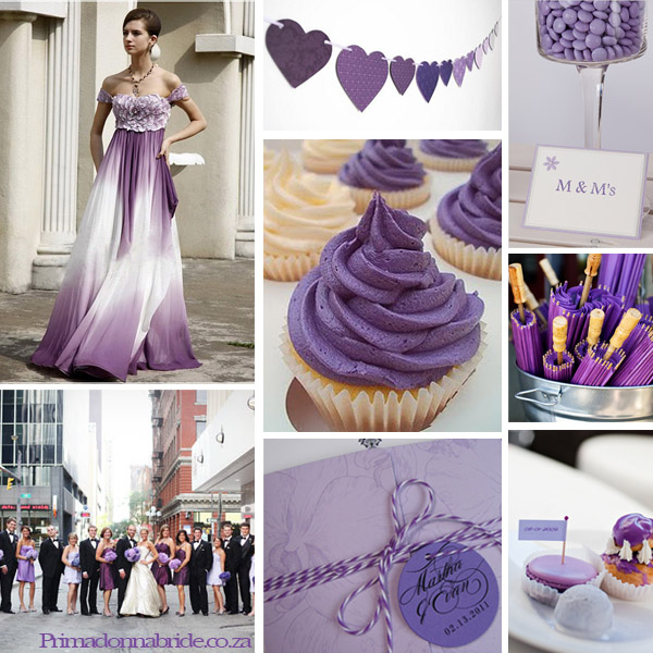 Wedding colours Purple