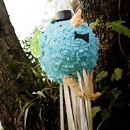 Bride and groom pinata