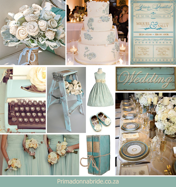 Vintage Blue Wedding 103