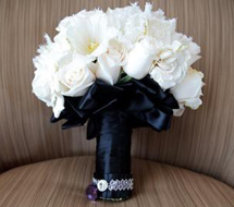 Black and white wedding